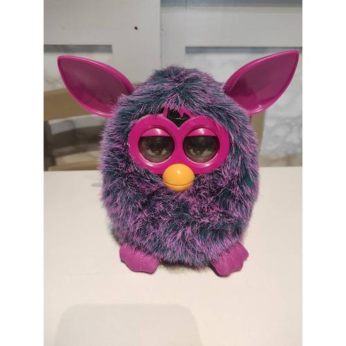 Peluche Furby Violet Et Bleu Foncé Bavard