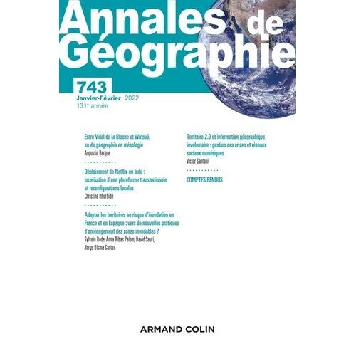 Annales De Géographie - N° 743 1/2022