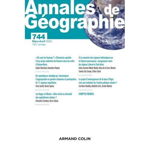 Annales De Géographie - N° 744 2/2022