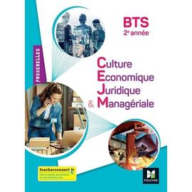 BTS tertiaires - CEJM - Culture économique, juridique et managériale : En  fiches et entraînements - ScholarVox Management