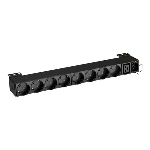 Eaton FlexPDU - Unité de distribution secteur (rack-montable) - CA 220-240 V - 3000 VA - entrée : IEC 60320 C20 16A - connecteurs de sortie : 9 (connecteur IEC, CEE 7/4) - 1U - 19