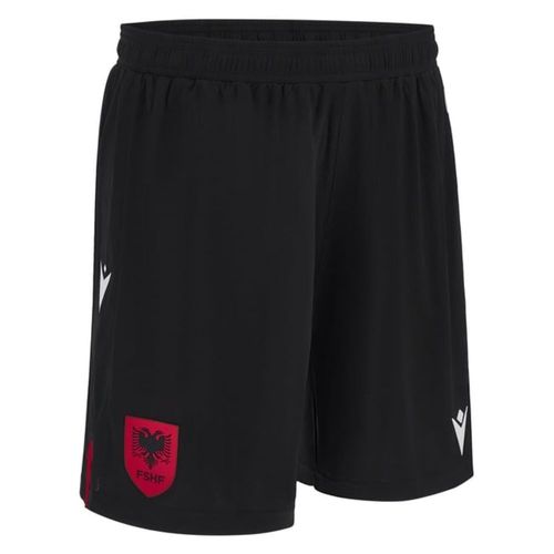 Macron 2023-2024 Albania Home Shorts (Black)