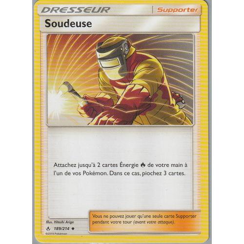 Carte Pokemon - Dresseur - Soudeuse - 189/214 - Sl10 Alliance Infaillible -