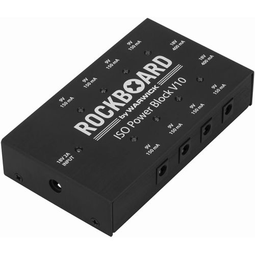 Rockboard Iso Power Block V10 Alimentation Multiple Pour Pédales D'effet