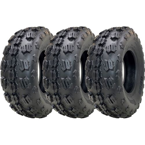 21x7.00-10 ATV Quad Tyres OBOR Kraken WP17 Tubeless Road Legal 106kgs (Set of 3)