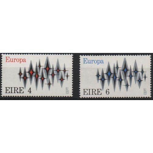 Irlande Timbres Europa 1972