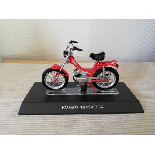 Moto Mobylette Italienne : Romeo Tentation 1/18-Leo Models
