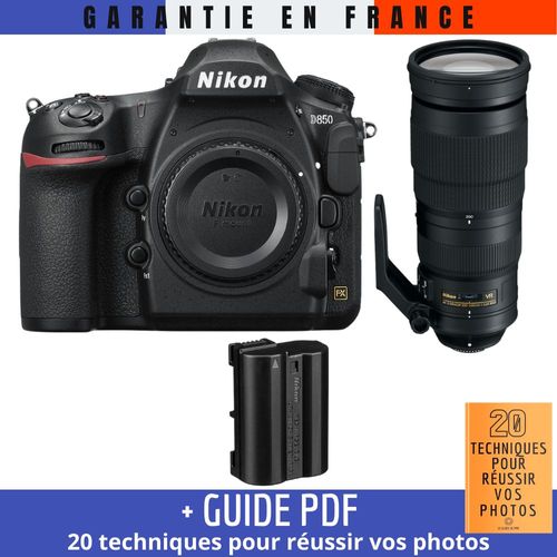 Nikon D850 + 200-500mm f/5.6E ED VR + Nikon EN-EL15C + Guide PDF MCZ DIRECT '20 TECHNIQUES POUR RÉUSSIR VOS PHOTOS'