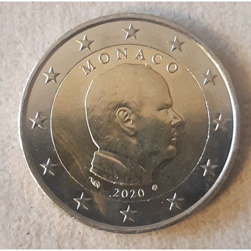 Pièce Monnaie 2 Euro Monaco 2020 Sous Capsule