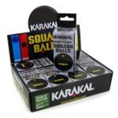 12 Balles De Squash Karakal Point Jaune