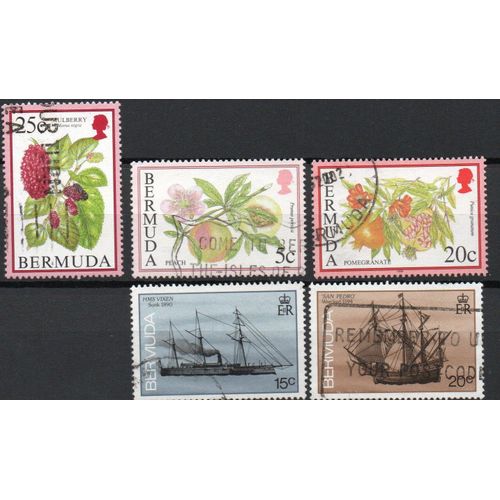 Bermudes Timbres Divers