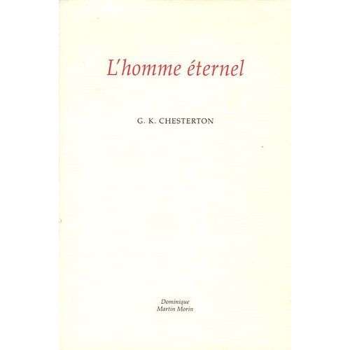 L'homme Éternel