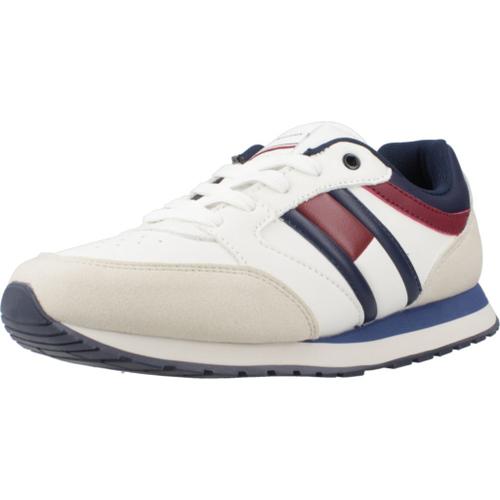 Tommy Hilfiger Flag Low Cut Lace-Up Sne Colour Bleu - 36