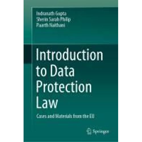 Introduction To Data Protection Law