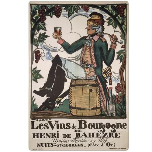 Affiche Vin Henri De Bahezre