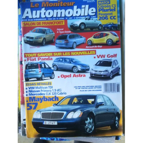 Le Moniteur Automobile 1297 De 2003