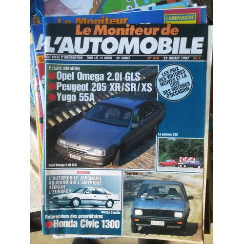 Le Moniteur Automobile 878 De 1987