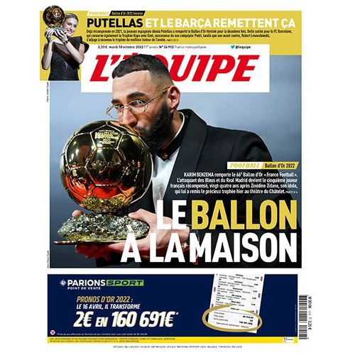L'équipe 24902 Du 18 Octobre 2022