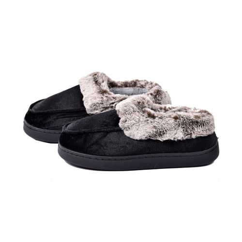 Charentaise Pantoufle Premium Velours Md3643 Noir