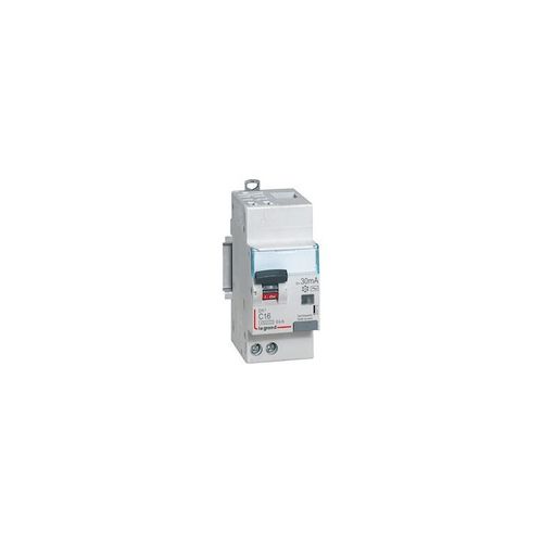Disjoncteur diff DX³ 4500 autovis UN 230V 16A typeAC 30mA courbe C 2M