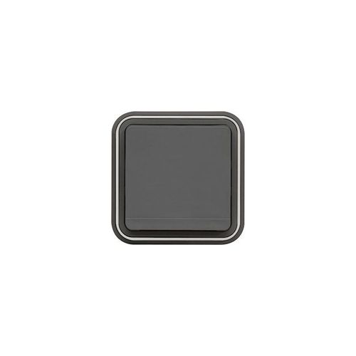 Hager cubyko Prise 2P+T encastré gris IP55
