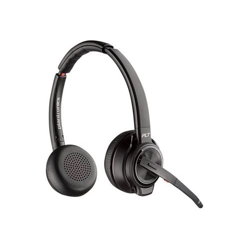 Poly Savi 8200 Series W8220/A - Micro-casque - sur-oreille - DECT / Bluetooth - sans fil - Suppresseur de bruit actif