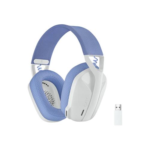 Logitech Lightspeed G435 - Micro-casque - circum-aural - fréquence/Bluetooth radio de 2,4 GHz - sans fil - blanc - Certifié Discord