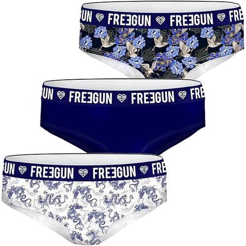 Lot De 3 Culottes Fille Freegun, Taille 14-16 Ans. Produit Neuf Avec Étiquette D'origine