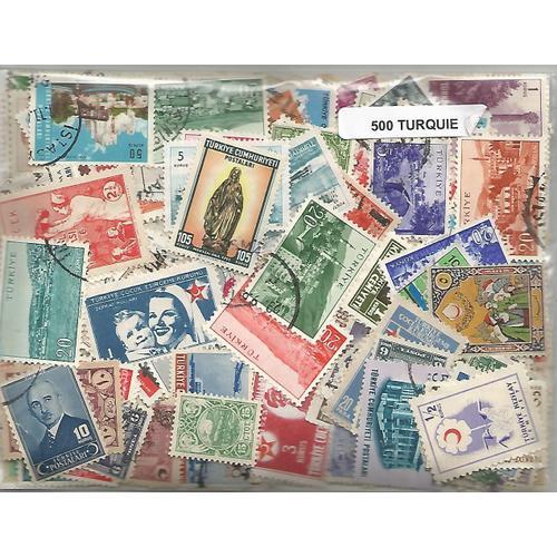 Lot 500 Timbres De Turquie