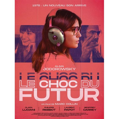 Le Choc Du Futur - Véritable Affiche De Cinéma Pliée - Format 120x160 Cm - De Marc Collin Avec Clara Luciani, Philippe Rebbot, Laurent Papot, Geoffrey Carrey - 2019
