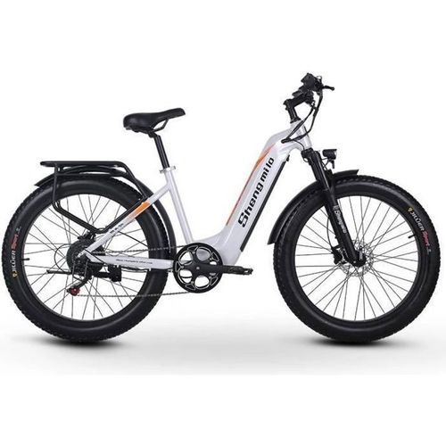 Shengmilo - Vélo Électrique - Mx06 - Femme 26" E-Bike - Fat Bike Électrique - Moteur 500w - Samsung Batterie Amovible 48v17.5ah