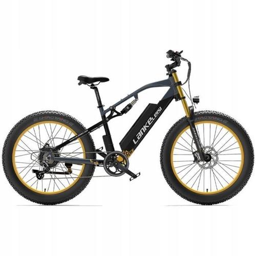 Vélo Électrique Lankeleisi Rv700 48v 16ah 130km 45km-H 1000w Mtb Shimano M310-7 Yellow