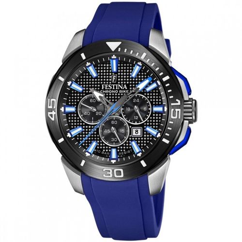 Festina Montre Chrono Bike Homme Silicone Bleu F20642/1