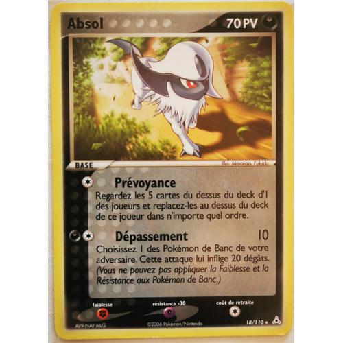 Carte Pokémon - Ex : Fantômes Holon - Absol - 70 Pv - 18/110