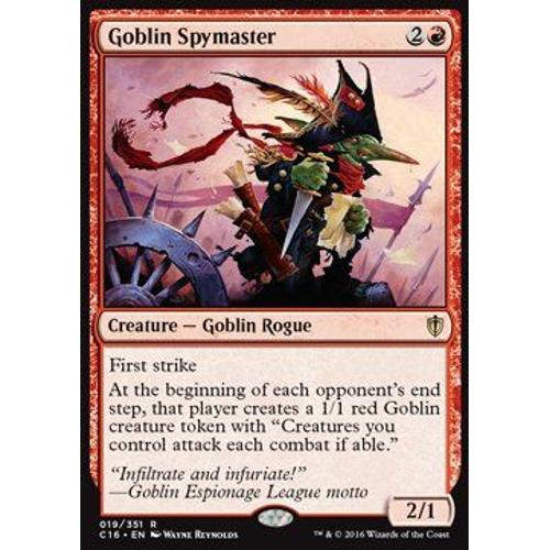 Maître Espion Gobelin - Commander 2016 - Goblin Spymaster - R - Mtg