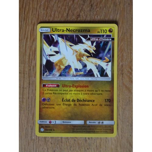 Carte Pokemon Ultra-Necrozma Holo 110 Pv 164/236 Soleil & Lune Eclipse Cosmique Sl12