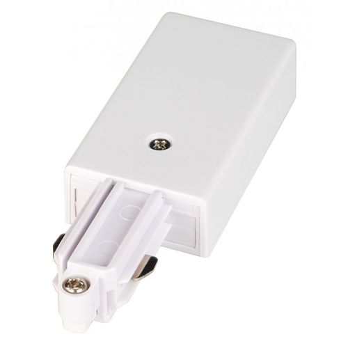 Alimentation pour rail 1 allumage 230V, blanc, terre gauche