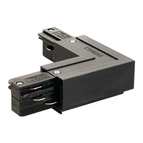EUTRAC connecteur 90°, terre extérieure, noir