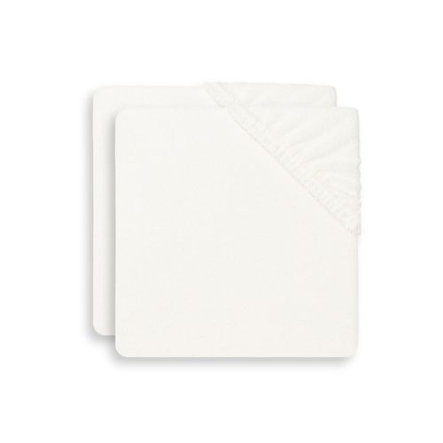 Lot De 2 Housses Matelas À Langer 50x70 Cm Éponge Ivoire - Jollein