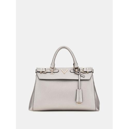 Sac Bandoulière Guess Eco Ali Luxury Satch Pewter EBM951105