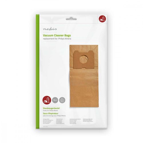 Lot De 10 Sacs Aspirateur Nedis Compatible Pour Philips