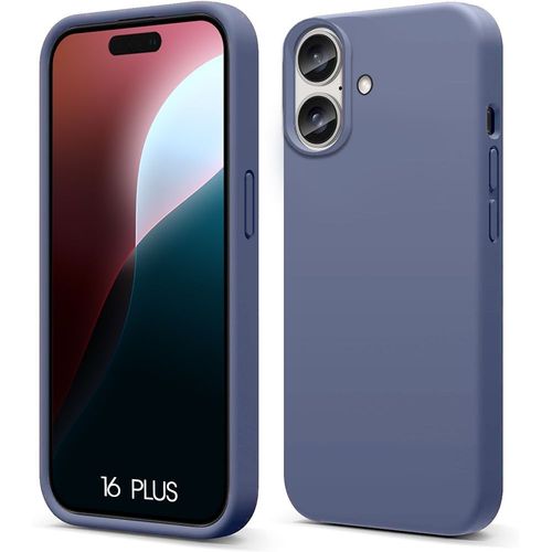 Coque Pour Iphone 16 Plus - Protection Silicone Ultra Fine Léger Antichoc Bleu Nuit - E.F.Connection