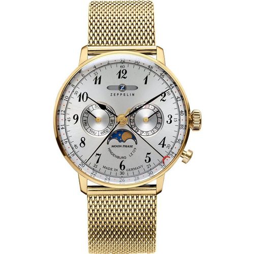 Mens Watch Zeppelin 7038m-1, Quartz, 40mm, 3atm