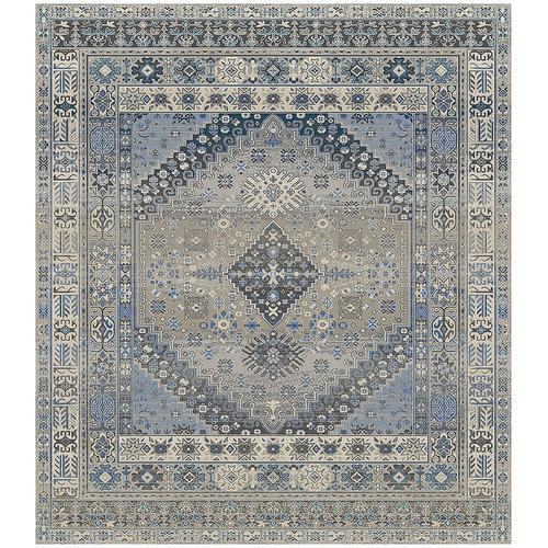 Tapis Oriental Vintage - (290x200 cm) - Yulia Bleu