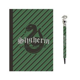 Harry Potter - Set Papeterie Serpentard - Bloc-Notes + Stylo - 2 Pc