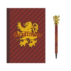 Harry Potter - Set Papeterie Gryffondor - Bloc-Notes + Stylo - 2 Pc