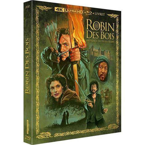 Robin Des Bois, Prince Des Voleurs - Édition Légendaire - 4k Ultra Hd + 2 Blu-Ray + Livret - Film En Version Cinéma Et Version Longue