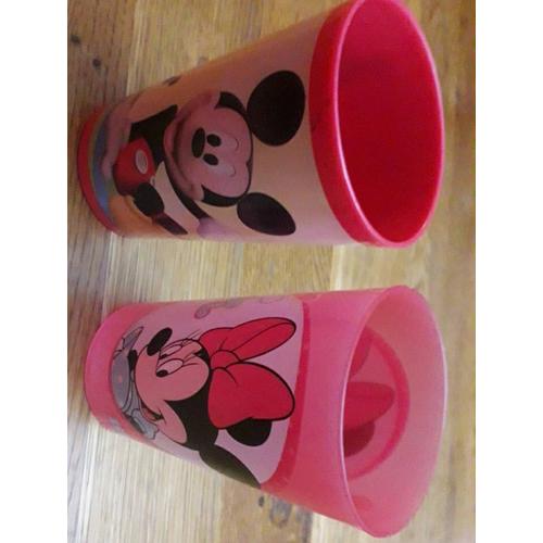 Lot De 2 Verres Disney Mickey & Winnie