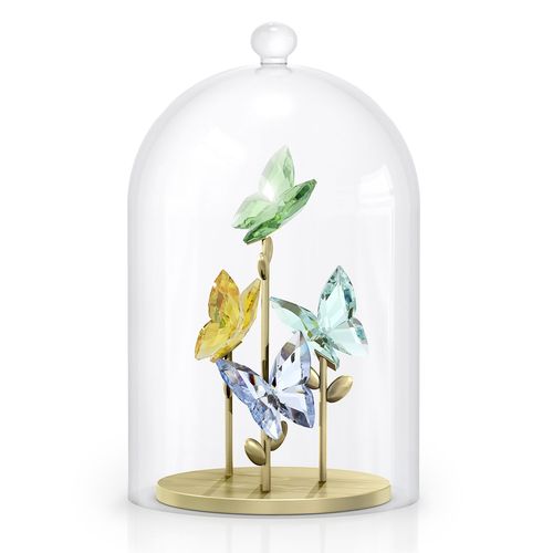Figurine Swarovski Jungle Beats Cloche De Verre Papillons