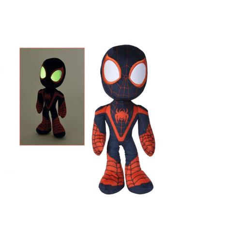 Marvel - Peluche Glow In The Dark Eyes Miles Morales 25 Cm